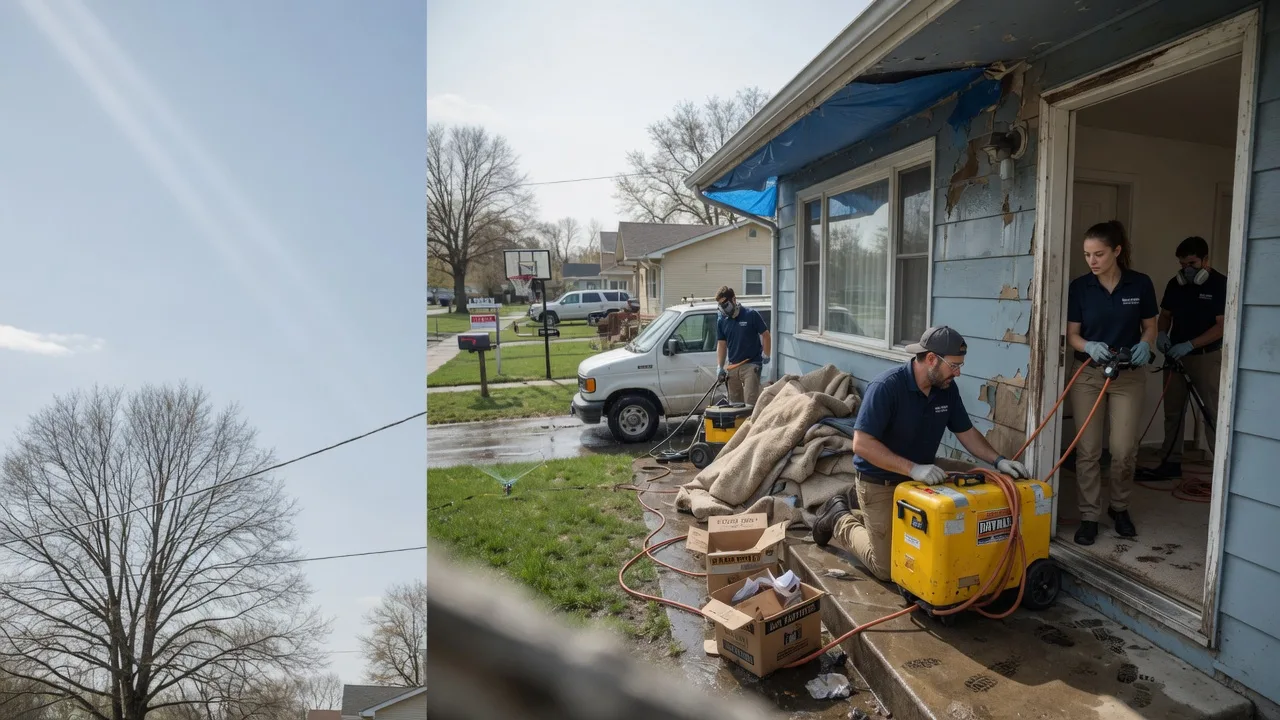Basement Flood Cleanup in Woodburn, IA near me